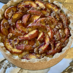 Peach Pecan Rum Spiked Pie Recipe