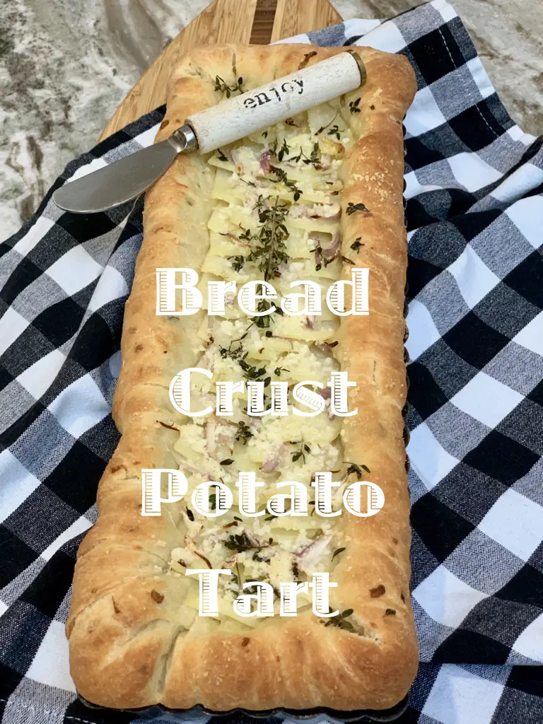 Bread Crusted Thyme Potato Tart