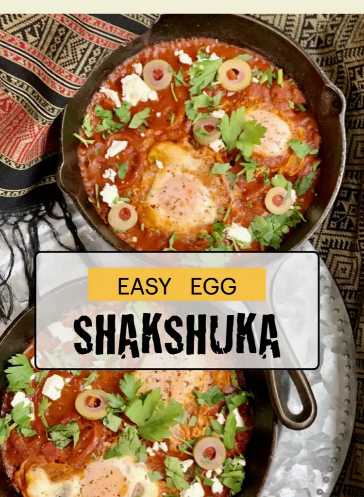 Easy Tomato and Peppers Egg Shakshuka