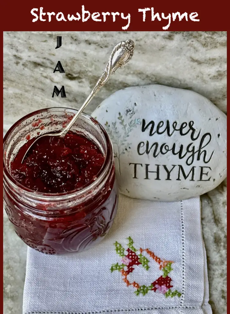 Strawberry Thyme Jam