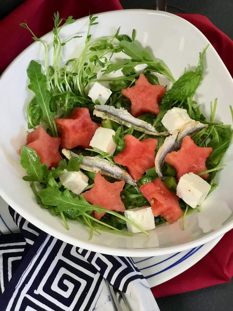Watermelon Mint and Feta Salad