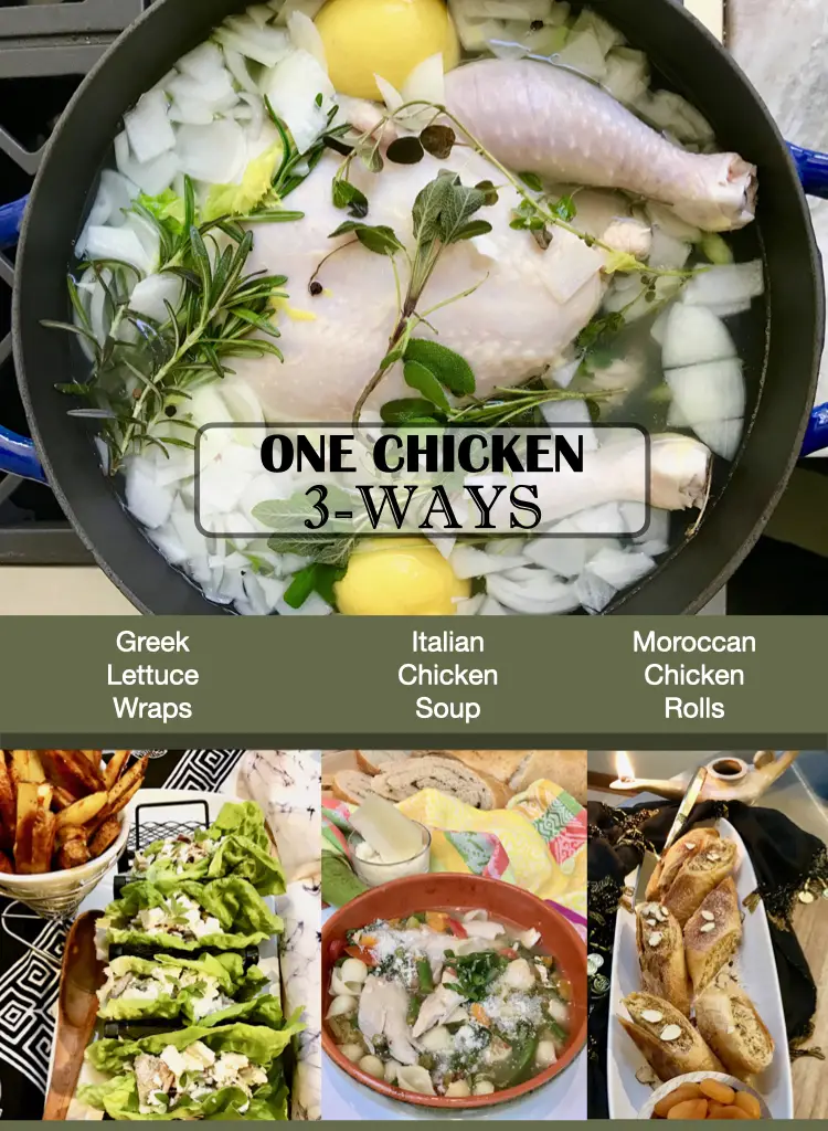 One Chicken 3-Ways