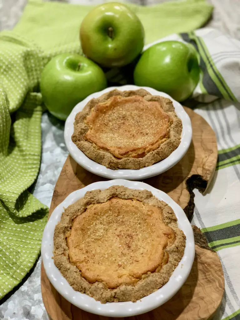 Applesauce Custard Pie With Homemade Crust