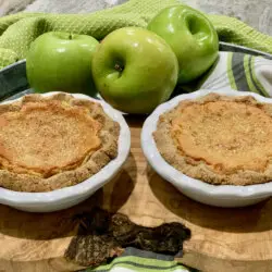 Applesauce Custard Pie With Homemade Crust
