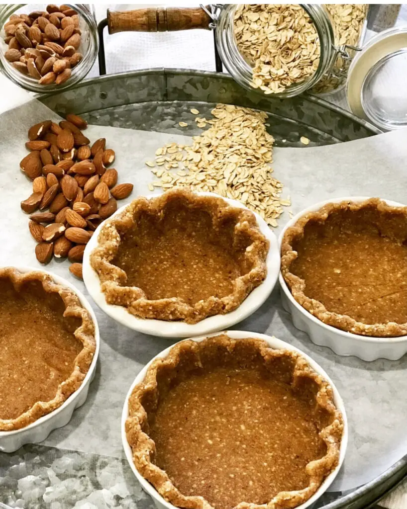 No-Roll Nut And Oat Pie Crust
