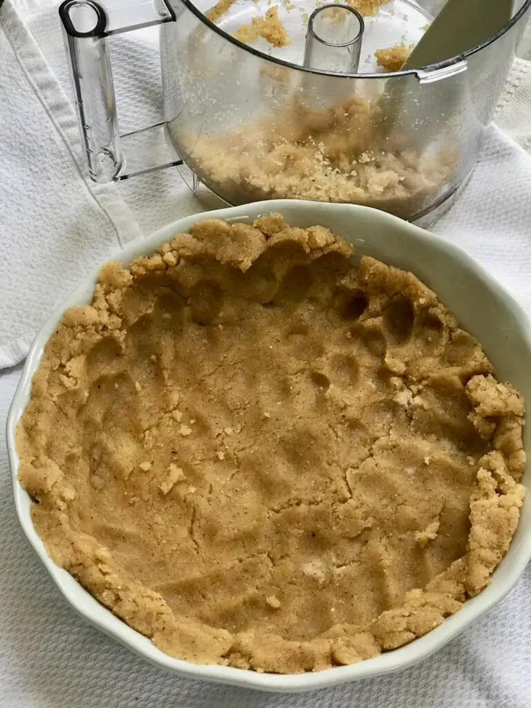 Easy No-Roll Almond Crusted Pie Crust