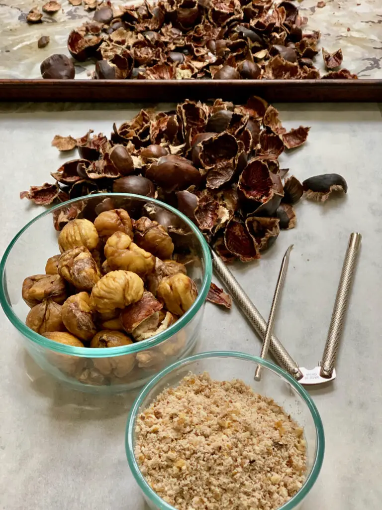 Chestnut Flour - Roasted And Crushed Chestnuts 