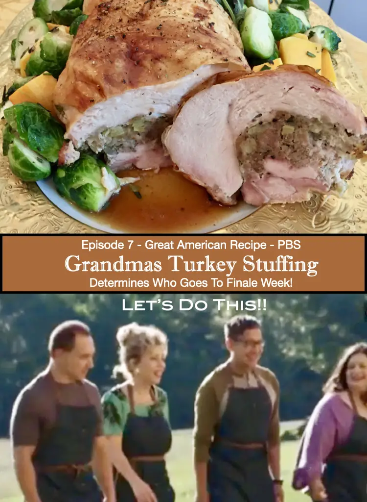 Grandmas Turkey Stuffing Wins Me The Next Round In The Finale!