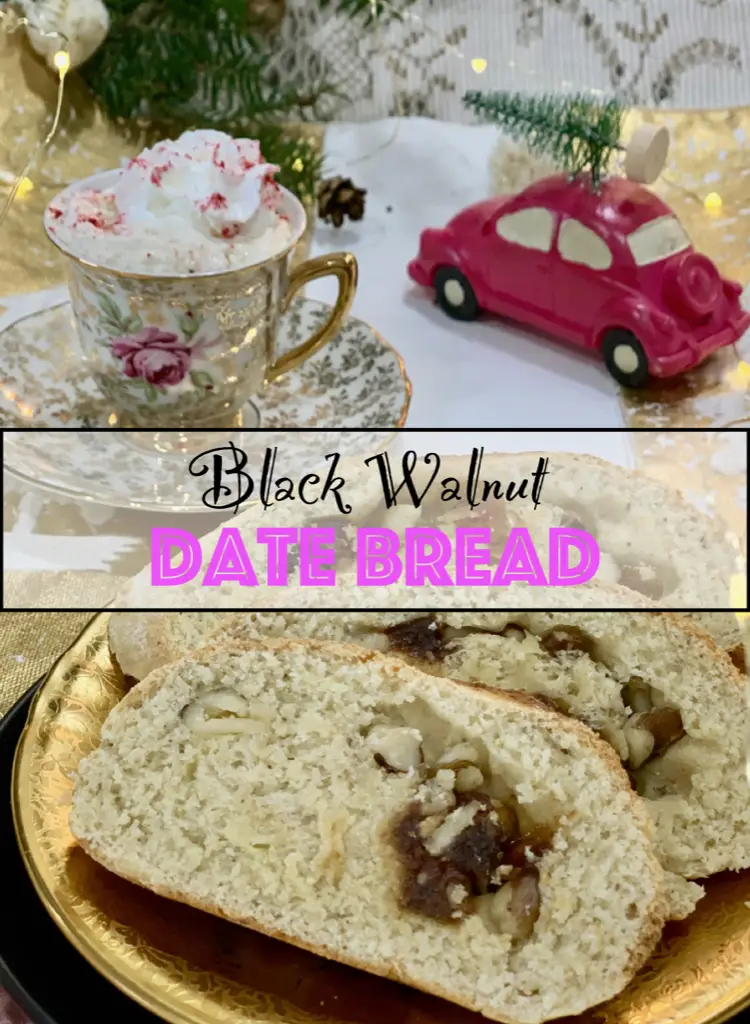 Black Walnut Holiday Date Bread