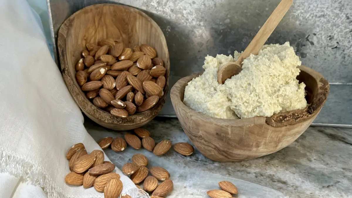 Vegan Almond Dairy-Free Cheese Recipe (with video)