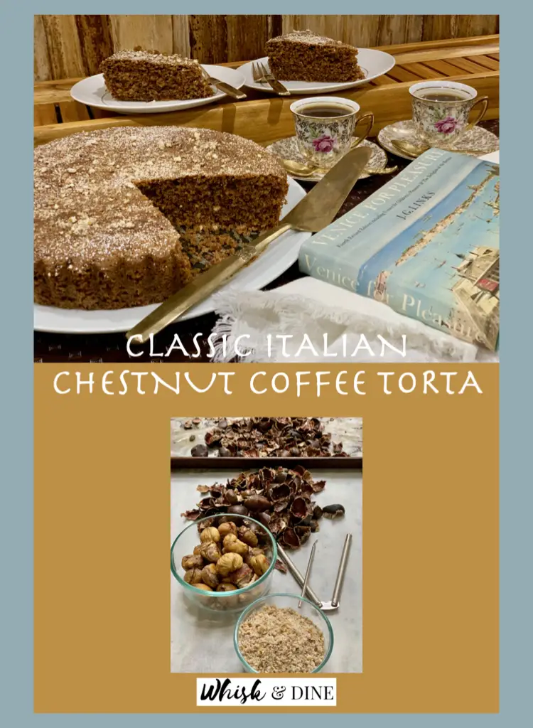 Classic Italian Chestnut Coffee Torta - A Popular Tuscan Cake
