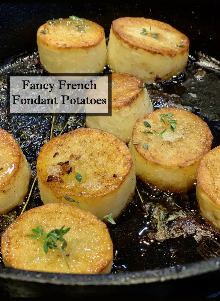 Fancy French Fondant Potatoes