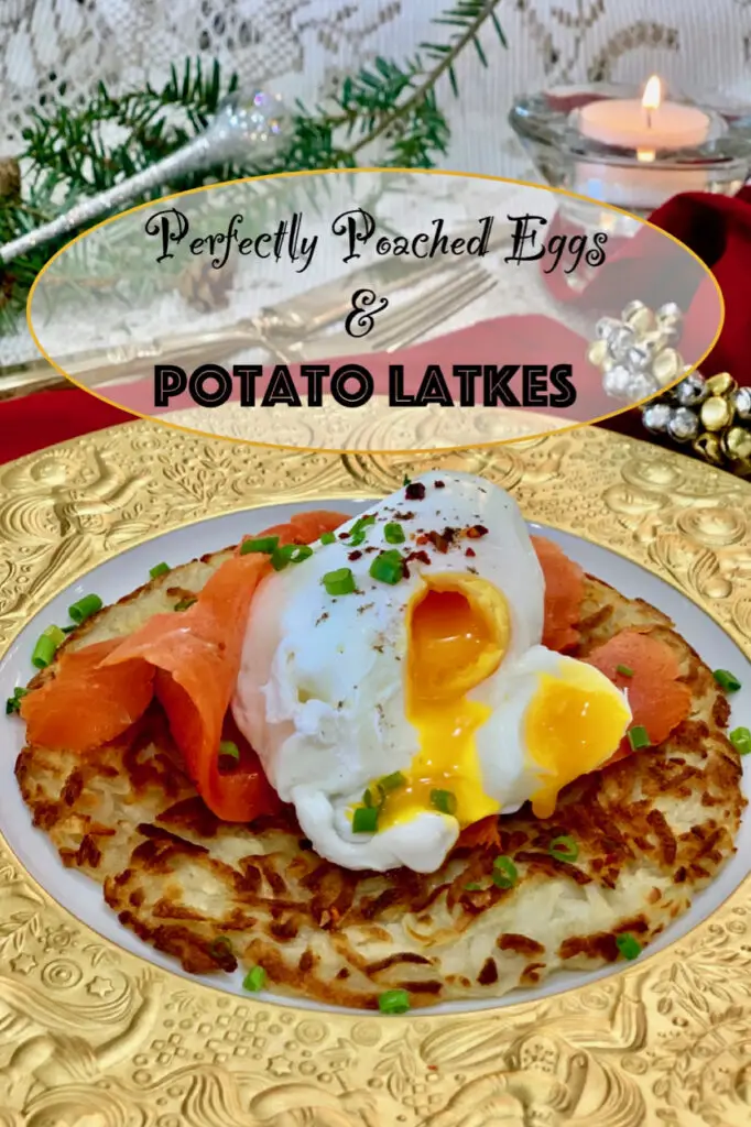 Perfectly Poached Eggs Over Potato Latkes For The Best Brunch Ever!