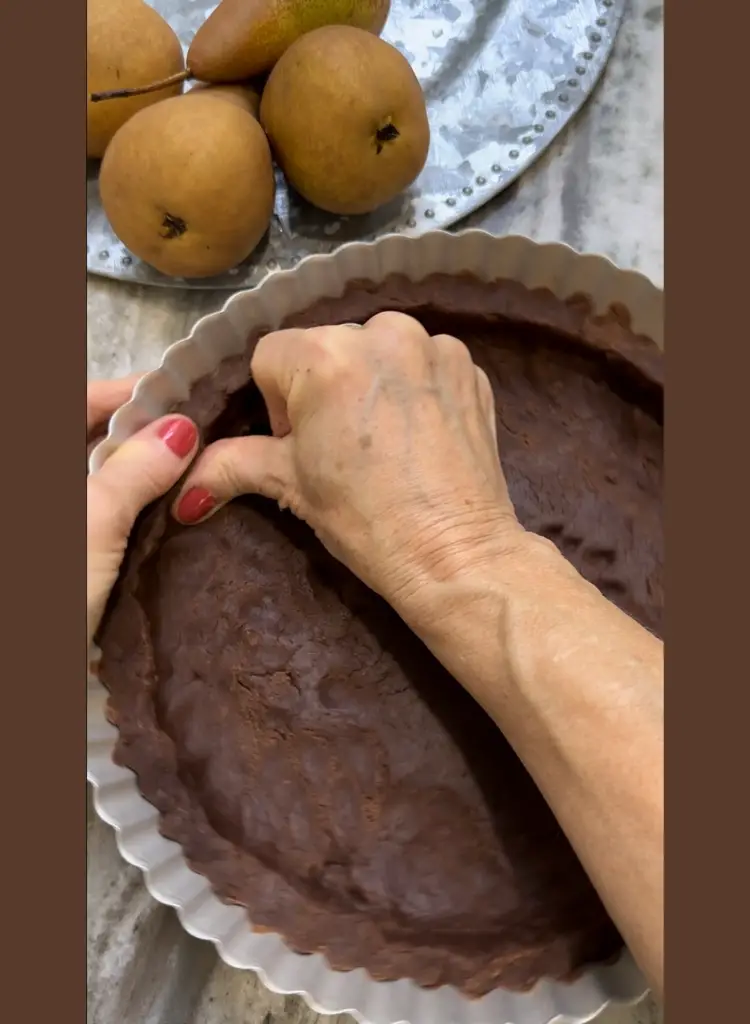 An Easy Press Into Place Chocolate Tart Crust