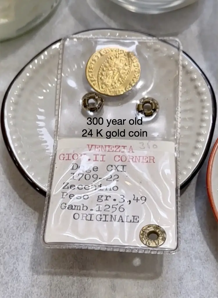 300 Year Old Solid 24-K Gold Coin From Venice Went Into This Cake 