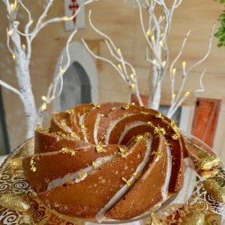 New Year Vasilopita Greek Good Luck Cake