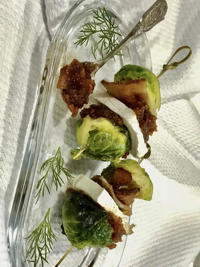 Chili and Caramelized Onion Jam Brussels Sprouts Sliders