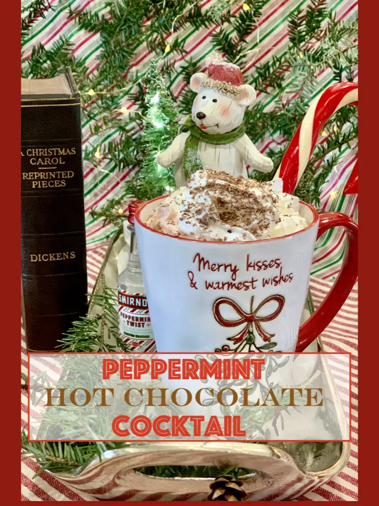 Peppermint Hot Chocolate Cocktail