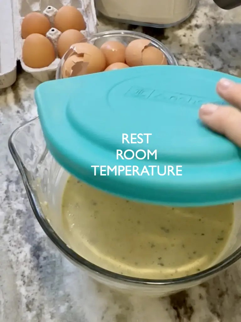 Allow The Batter To Rest At Room Temperature Not In The Refrigerator 