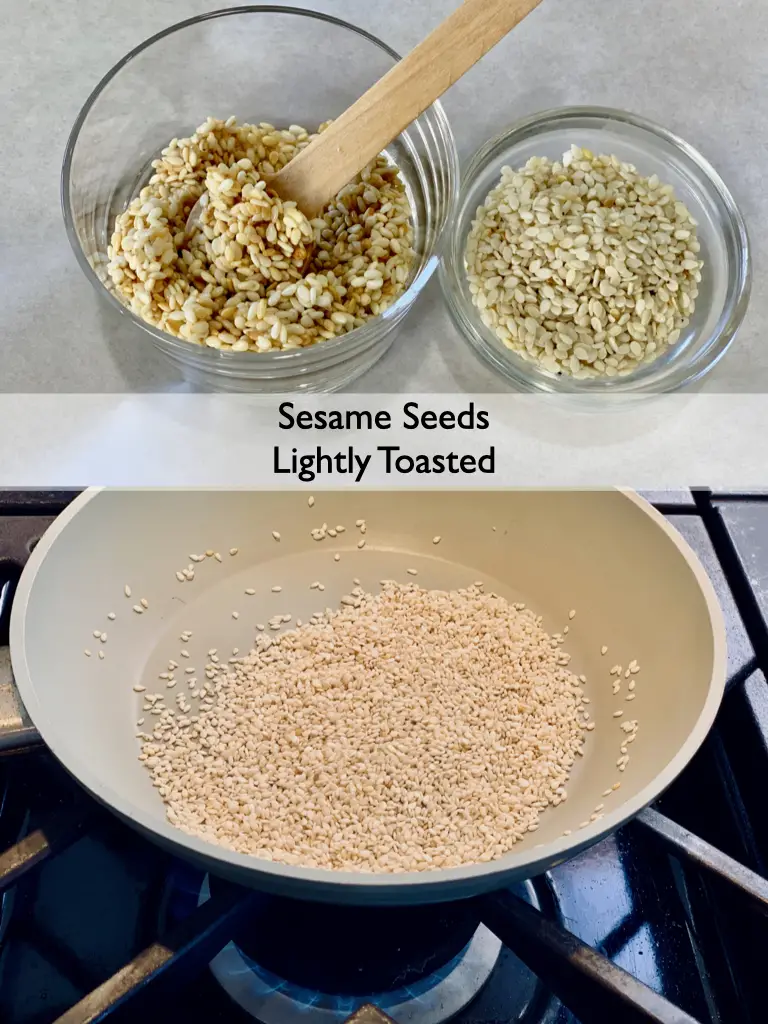 Sesame Seeds Lightly Toasted