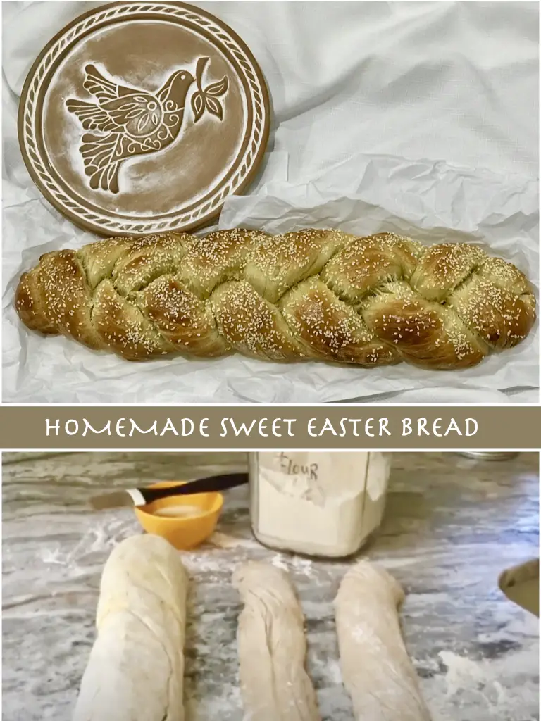Homemade Mediterranean Sweet Easter Bread