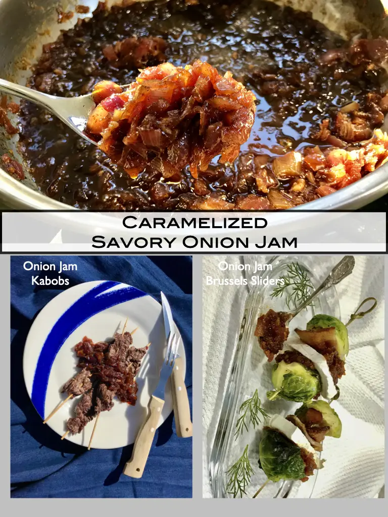 Caramelized Chili Onion Jam Served With Many Recipe Options