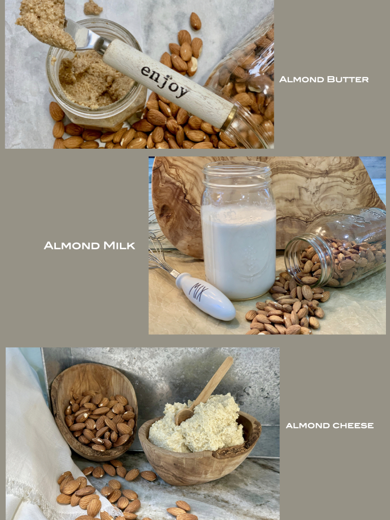 ALMOND: Butter Cheese and Milk