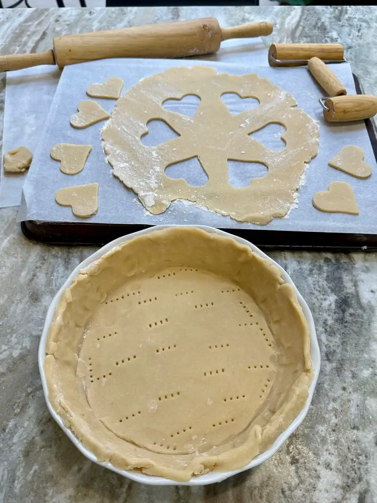 Pie Crust Bottom And Top With Cutouts 