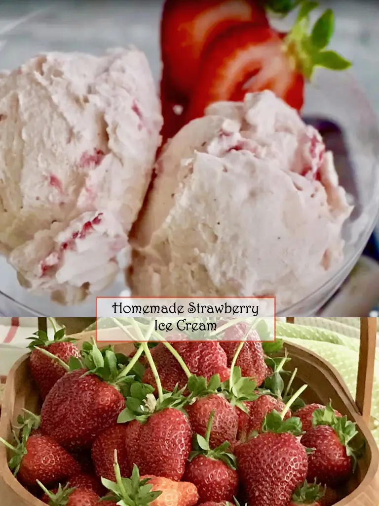 Strawberry Rhubarb Ice Cream Recipe
