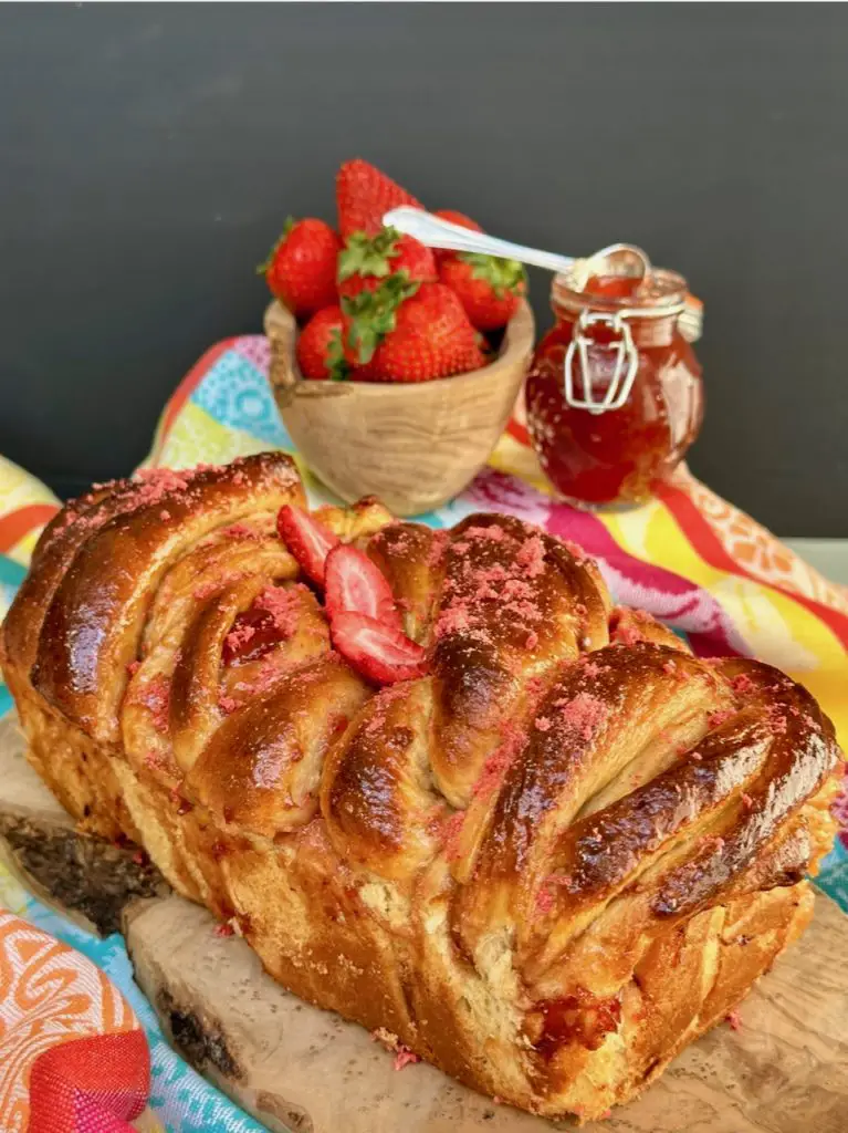 Strawberry Jam Babka