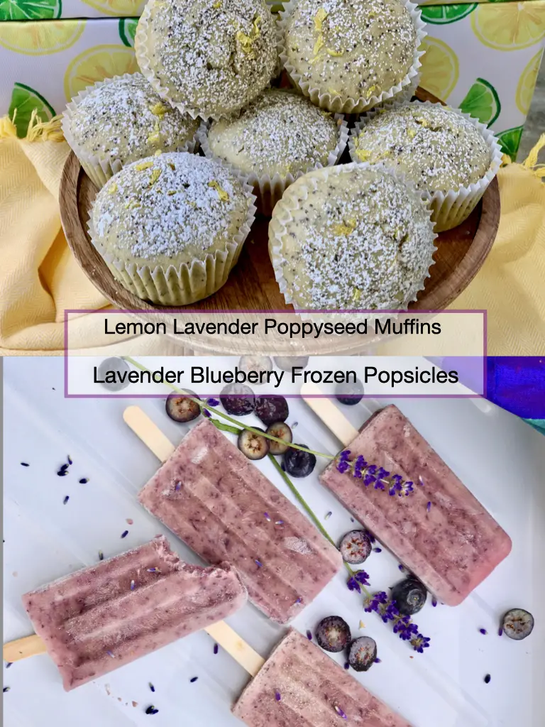 Lavender Muffins And Lavender Popsicles