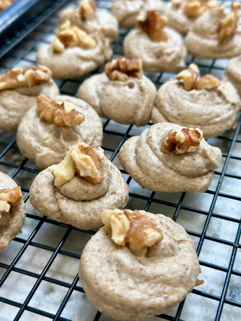 Leftover Baklava Filling Piped And Baked