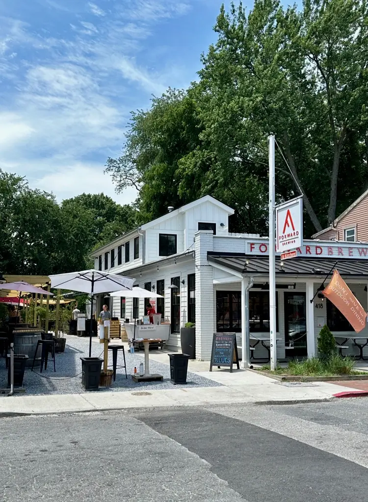 Forward Brewing and Restaurant in historic Eastport is known for its neighborhood charm and deep roots within its community. 