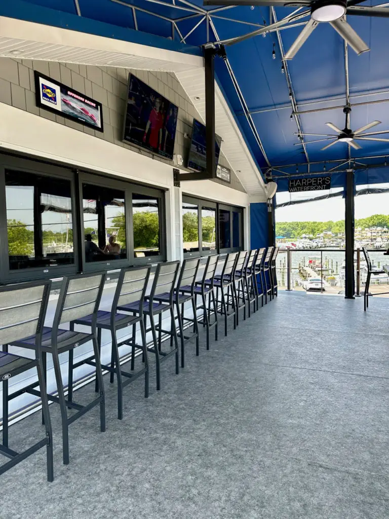 Harper's Waterfront Restaurant Is Al Fresco Dining With A Waterfront View