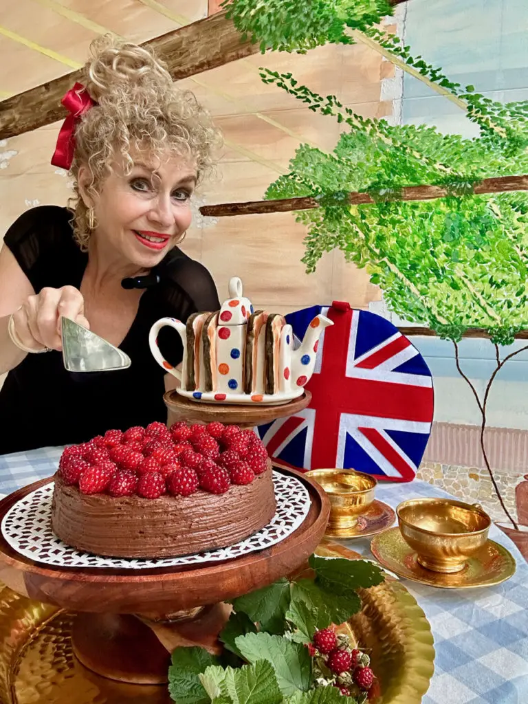 Great British Bake Off Missing Raspberry Cake