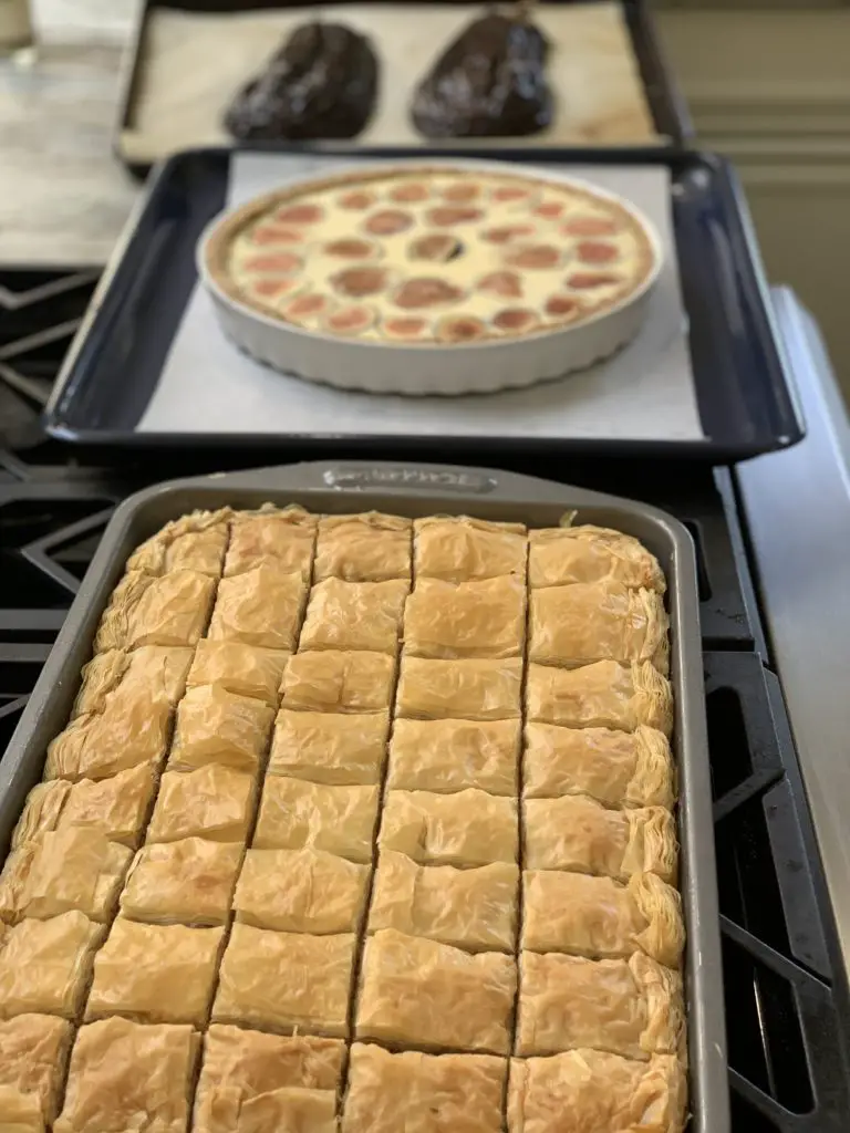 Traditional Baklava With Sheets Of Phyllo Dough