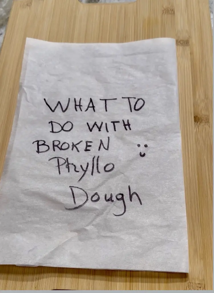 What To Do With Broken Phyllo Dough