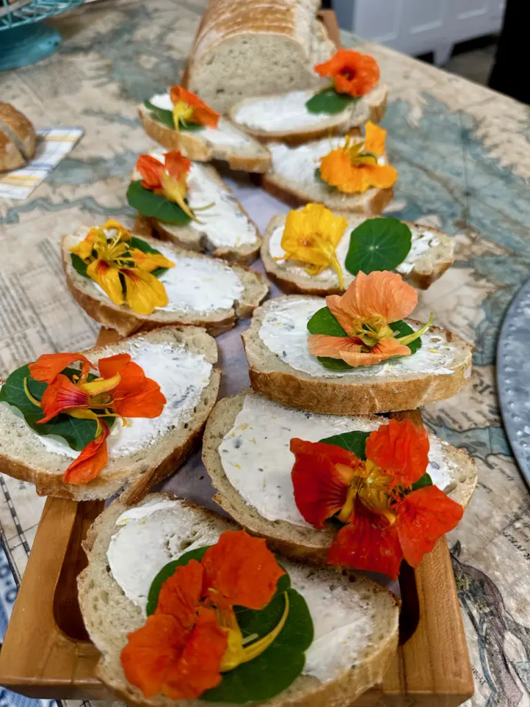 Nasturtium Leaf Bread