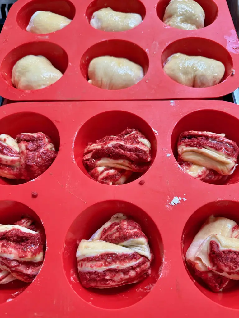 Beetroot and Carrot Dal Chutney Buns Ready To Bake