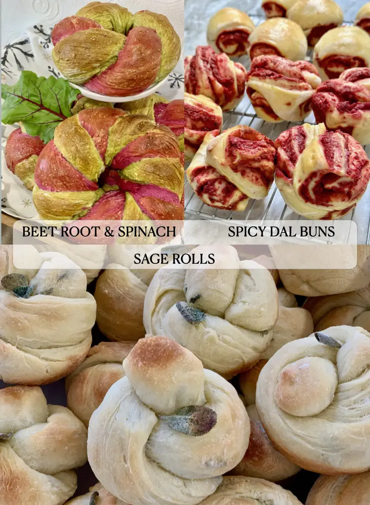 Soft Breads of Herbs and Vegetables