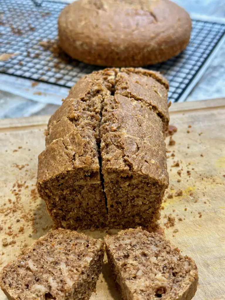 Parsnip Cake Baked In A Loaf Pan Or A Round Cake Pan