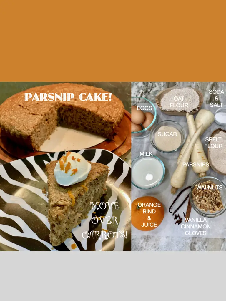 Healthy Ingredients For This Parsnip Cake