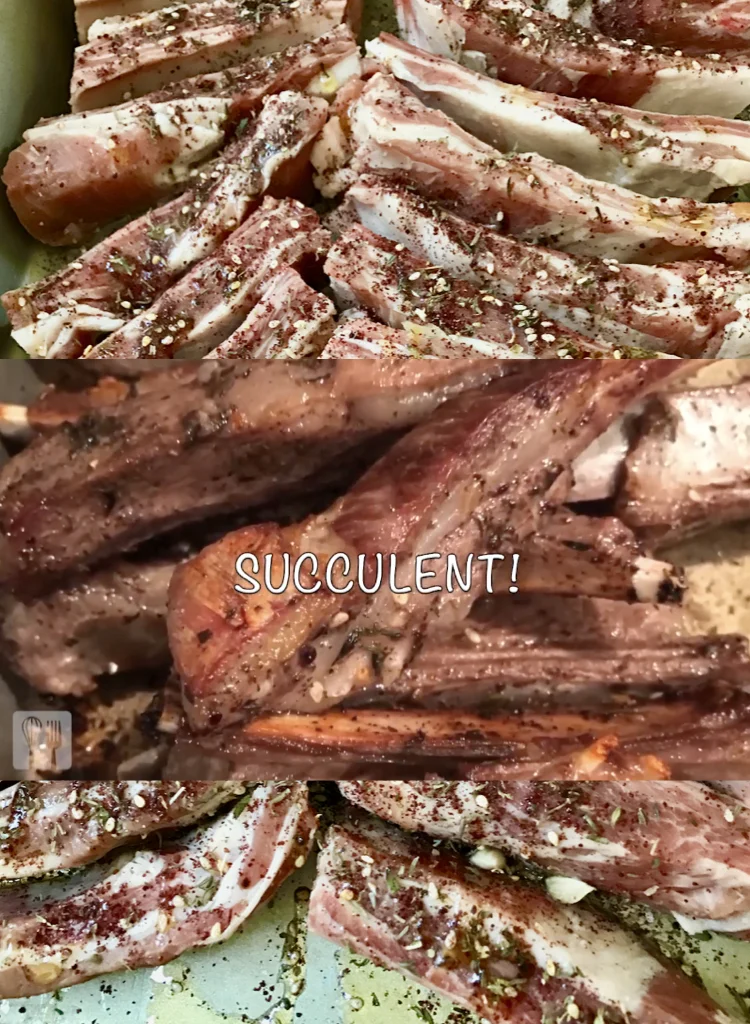 Lamb Rib Fat Gives Way To Succulent Roasted Ribs