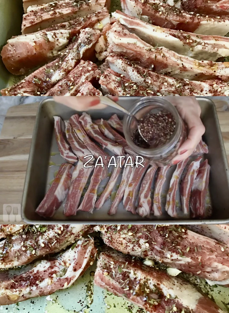 Homemade Za'atar Roasted Over Lamb Ribs