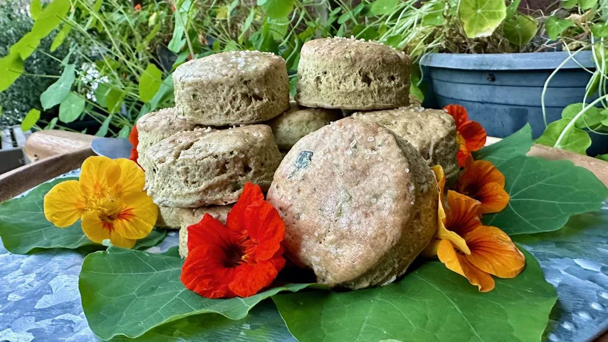 How To Make Nasturtium Leaf Scones