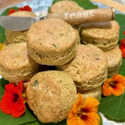 How To Make Nasturtium Leaf Scones