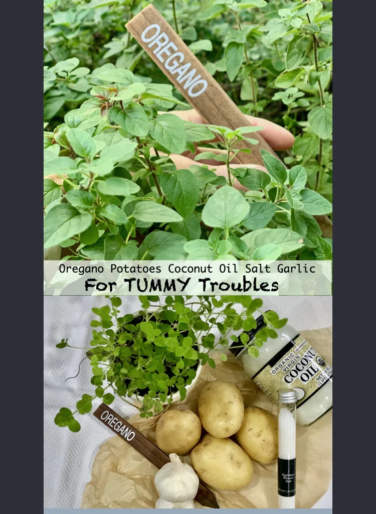 Tummy Troubles Oregano Potatoes