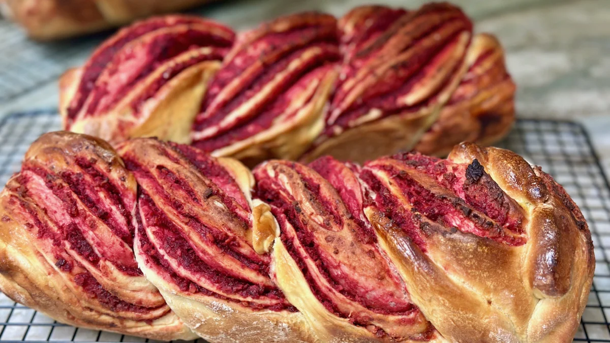 Carrot and Beetroot Halva Babka Bread Recipe