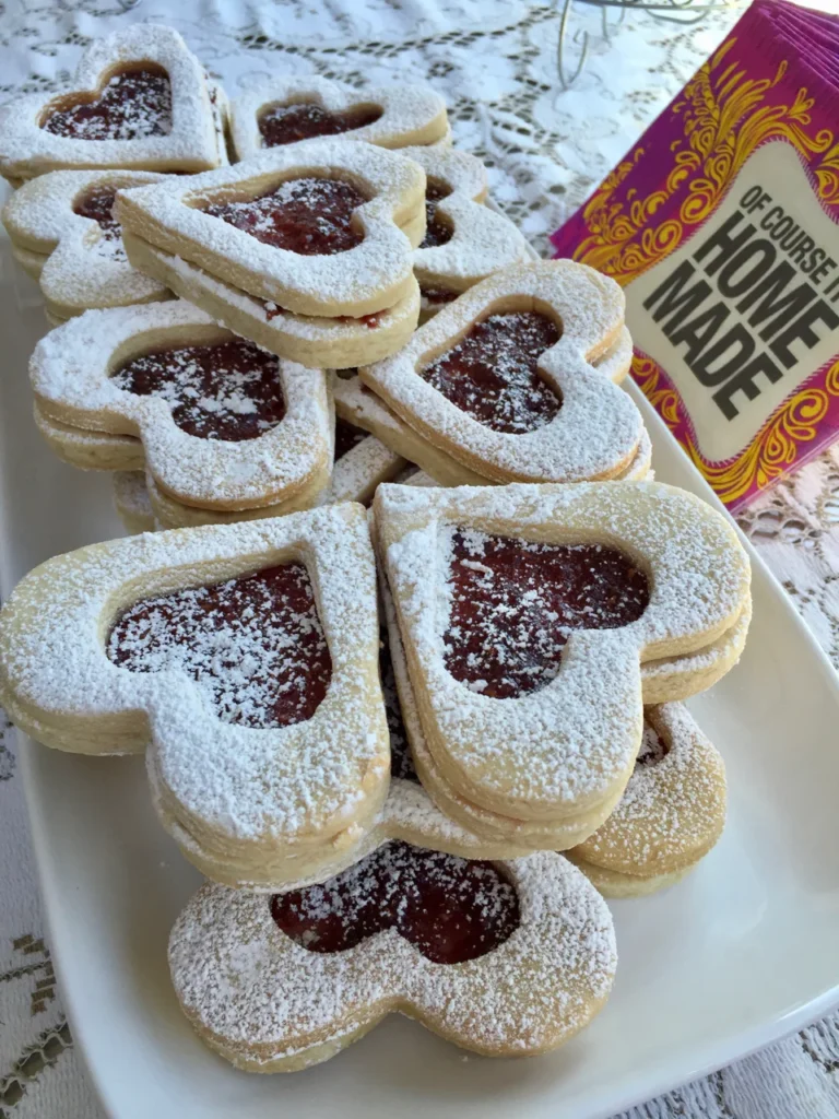 Homemade Linzer Cookies Can Be Filled With Carrot Beetroot Halva