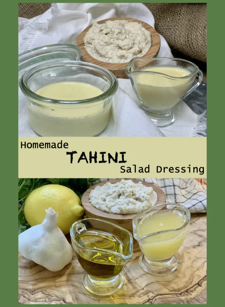 Homemade Tahini Salad Dressing